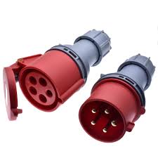 Coupler Set 16 Amp X 5 Pin- IP 44 (Make: Power Connect)